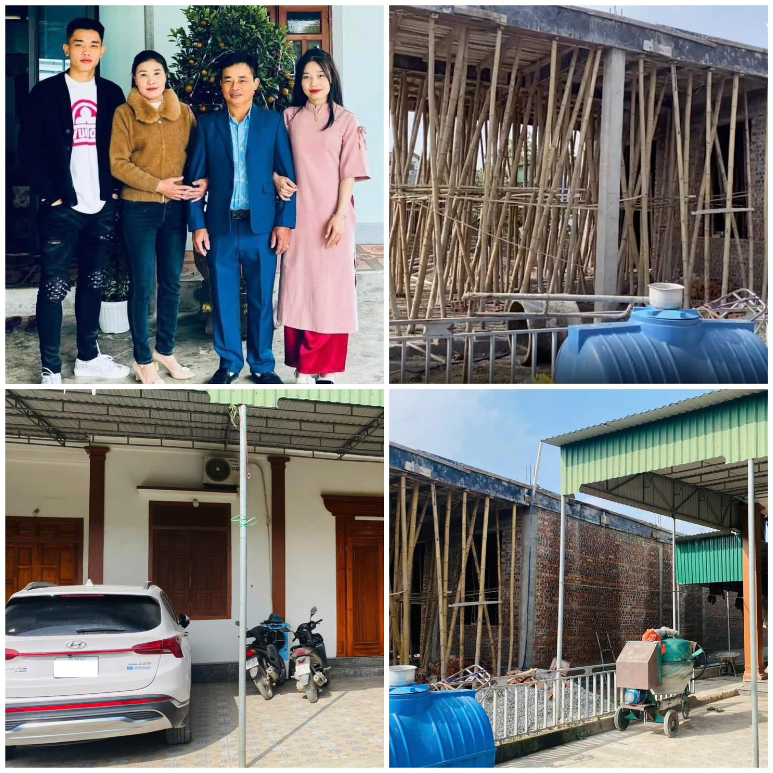 Đ&igrave;nh Bắc x&acirc;y nh&agrave;, mua &ocirc; t&ocirc; b&aacute;o hiếu bố mẹ- Ảnh 1.