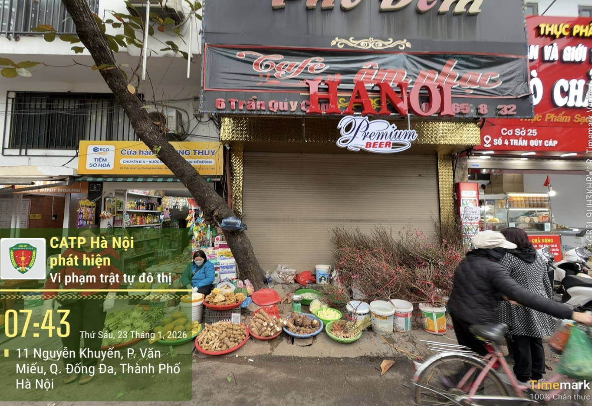 N&Oacute;NG: 226 trường hợp bị phạt nguội v&igrave; vi phạm trật tự đ&ocirc; thị, vệ sinh m&ocirc;i trường- Ảnh 1.