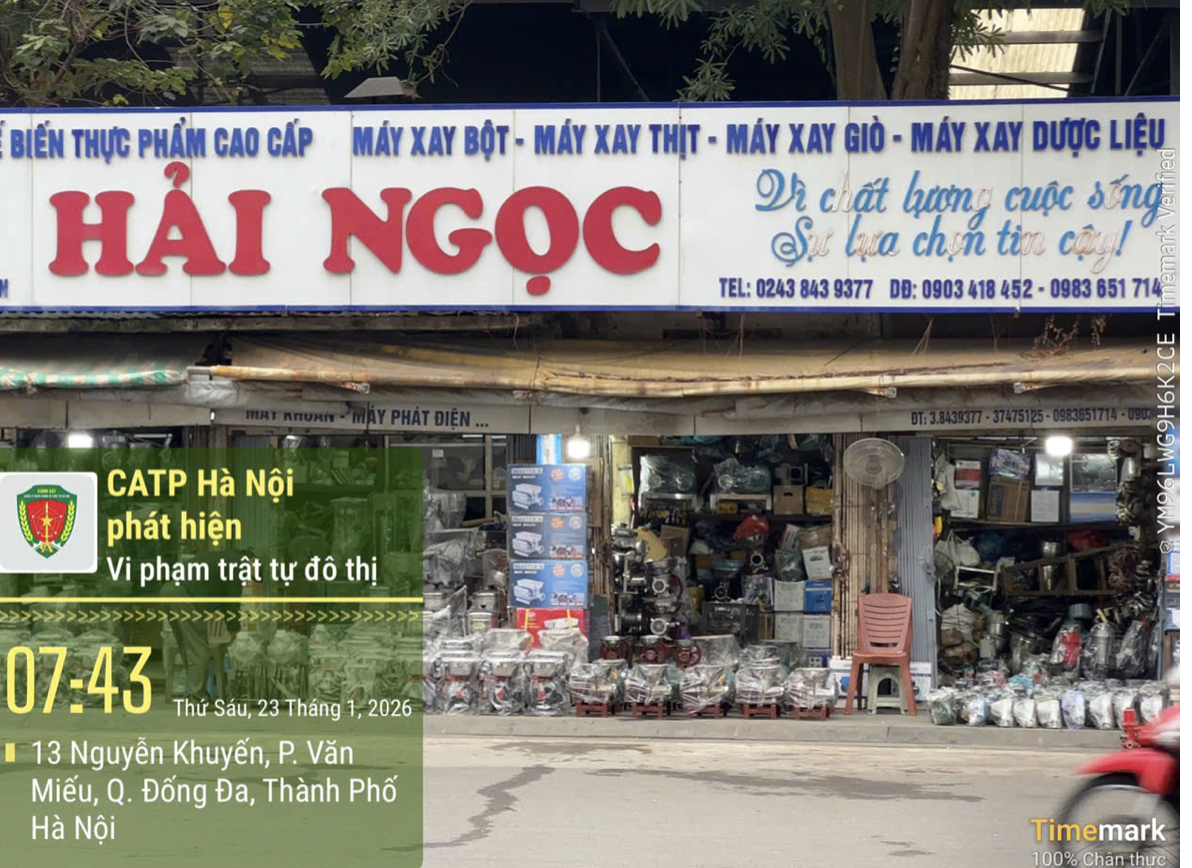 N&Oacute;NG: 226 trường hợp bị phạt nguội v&igrave; vi phạm trật tự đ&ocirc; thị, vệ sinh m&ocirc;i trường- Ảnh 2.