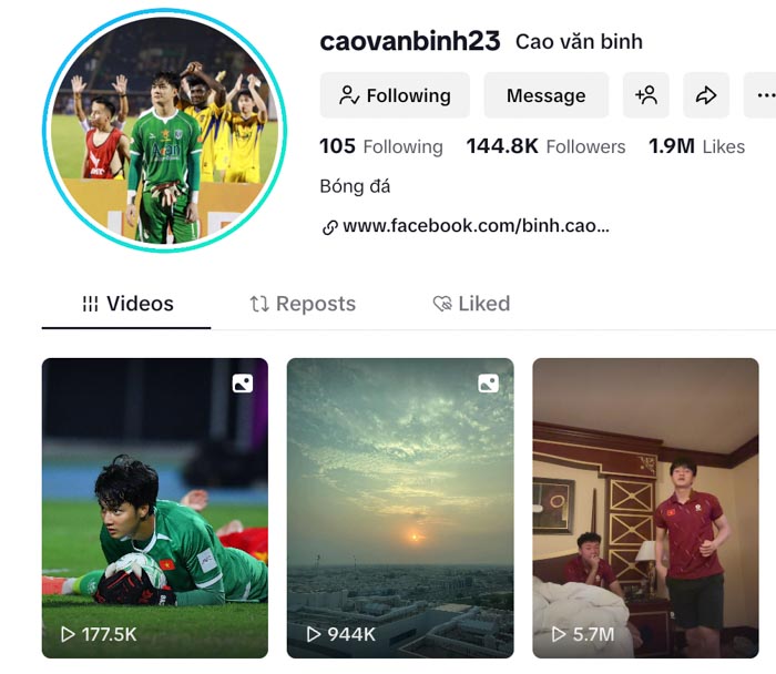 Cho&aacute;ng thật sự: Đ&igrave;nh Bắc tăng follow gấp 16 lần chỉ sau một kỳ U23 ch&acirc;u &Aacute;, bước v&agrave;o h&agrave;ng ngũ sao b&oacute;ng đ&aacute; được triệu người theo đuổi- Ảnh 6.