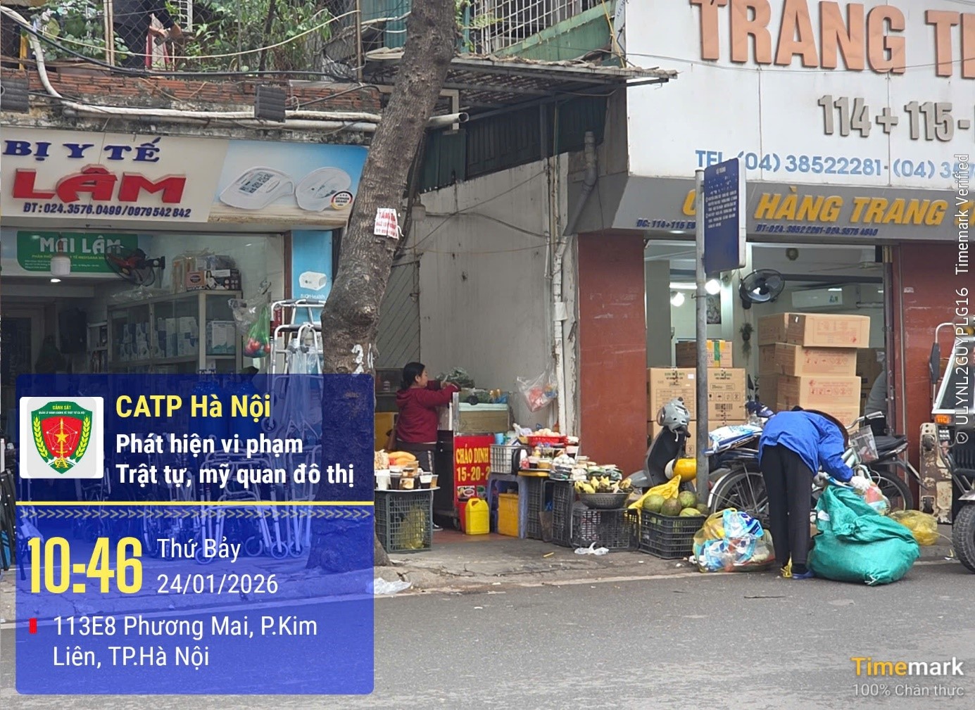 KHẨN: 186 trường hợp vi phạm trật tự đ&ocirc; thị, trật tự c&ocirc;ng cộng v&agrave; vệ sinh m&ocirc;i trường bị phạt nguội- Ảnh 7.