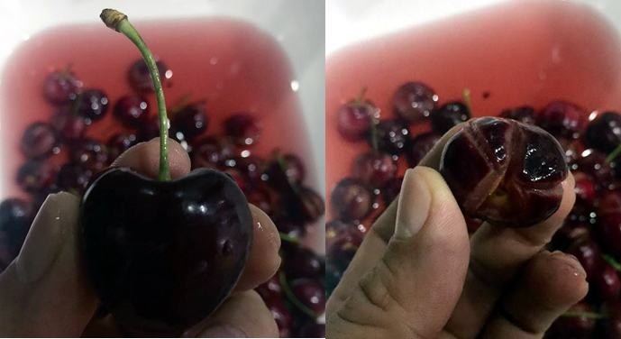 Cherry đang vào mùa giá rẻ: Thấy 3 loại này ngoài chợ, dù giá thấp cũng đừng mua kẻo “tiền mất tật mang”- Ảnh 2. Cherry đang vào mùa giá rẻ: Thấy 3 loại này ngoài chợ, dù giá thấp cũng đừng mua kẻo “tiền mất tật mang”- Ảnh 2.