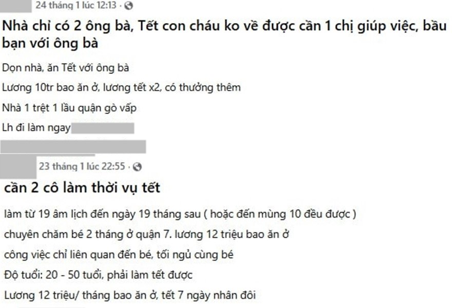 Gi&uacute;p việc nh&agrave;, nấu ăn, rửa b&aacute;t trong Tết đang được "săn đ&oacute;n" như VIP ở TP.HCM v&agrave; H&agrave; Nội - Ảnh 6.
