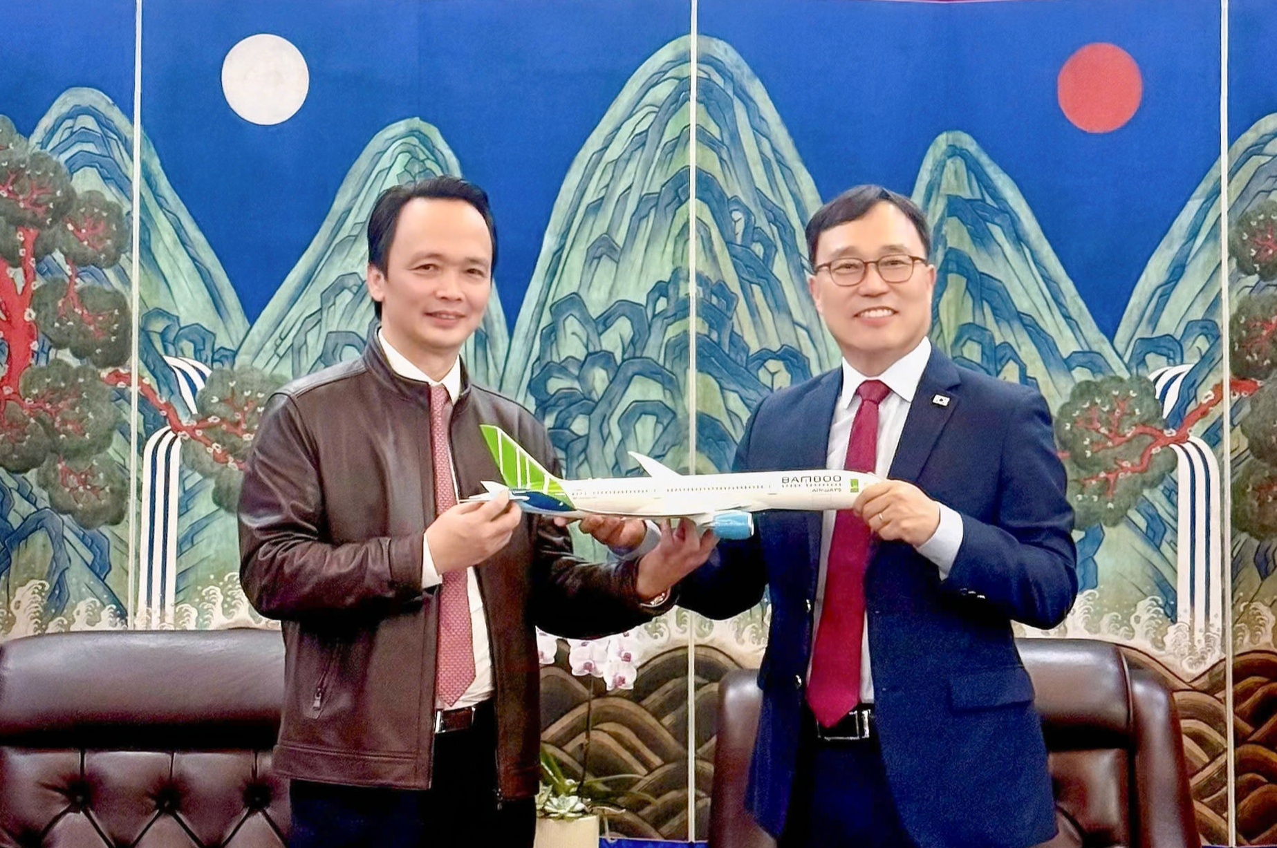 &Ocirc;ng Trịnh Văn Quyết tham dự buổi gặp gỡ của FLC với Đại sứ qu&aacute;n H&agrave;n Quốc- Ảnh 1.