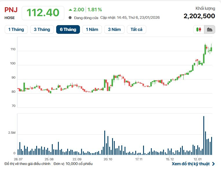 Doanh thu lao dốc, PNJ vẫn b&aacute;o l&atilde;i kỷ lục trong năm 2025- Ảnh 2.