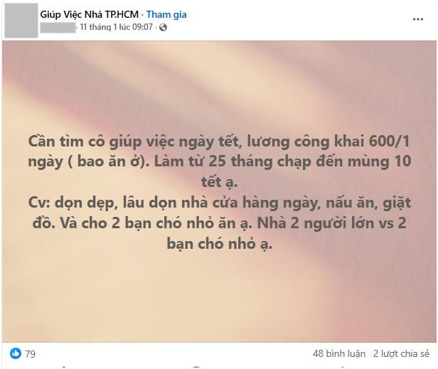 Gi&uacute;p việc nh&agrave;, nấu ăn, rửa b&aacute;t trong Tết đang được "săn đ&oacute;n" như VIP ở TP.HCM v&agrave; H&agrave; Nội - Ảnh 5.