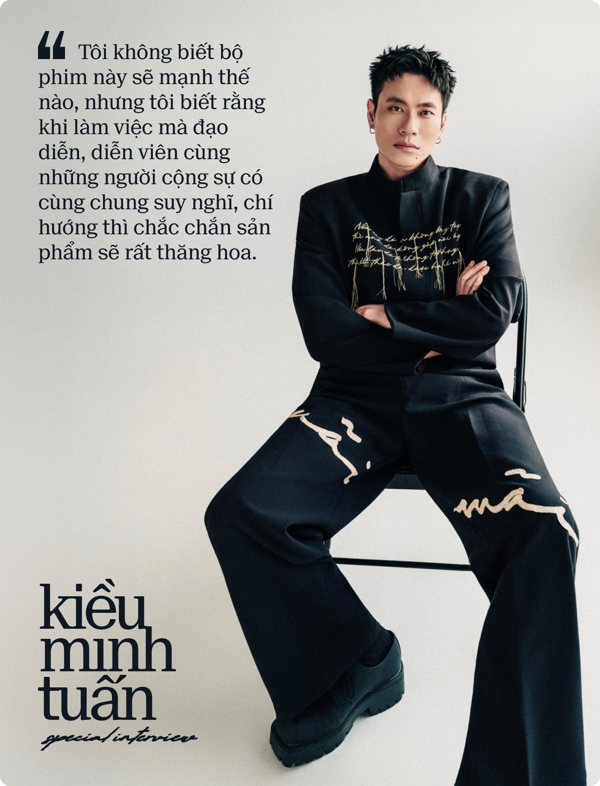 Kiều Minh Tuấn: T&ocirc;i kh&ocirc;ng đau với nh&acirc;n vật, t&ocirc;i chỉ đau mỗi khi đạo diễn h&ocirc; cắt v&igrave; nh&acirc;n vật của m&igrave;nh kh&ocirc;ng được g&agrave;o th&eacute;t với cuộc đời- Ảnh 3.