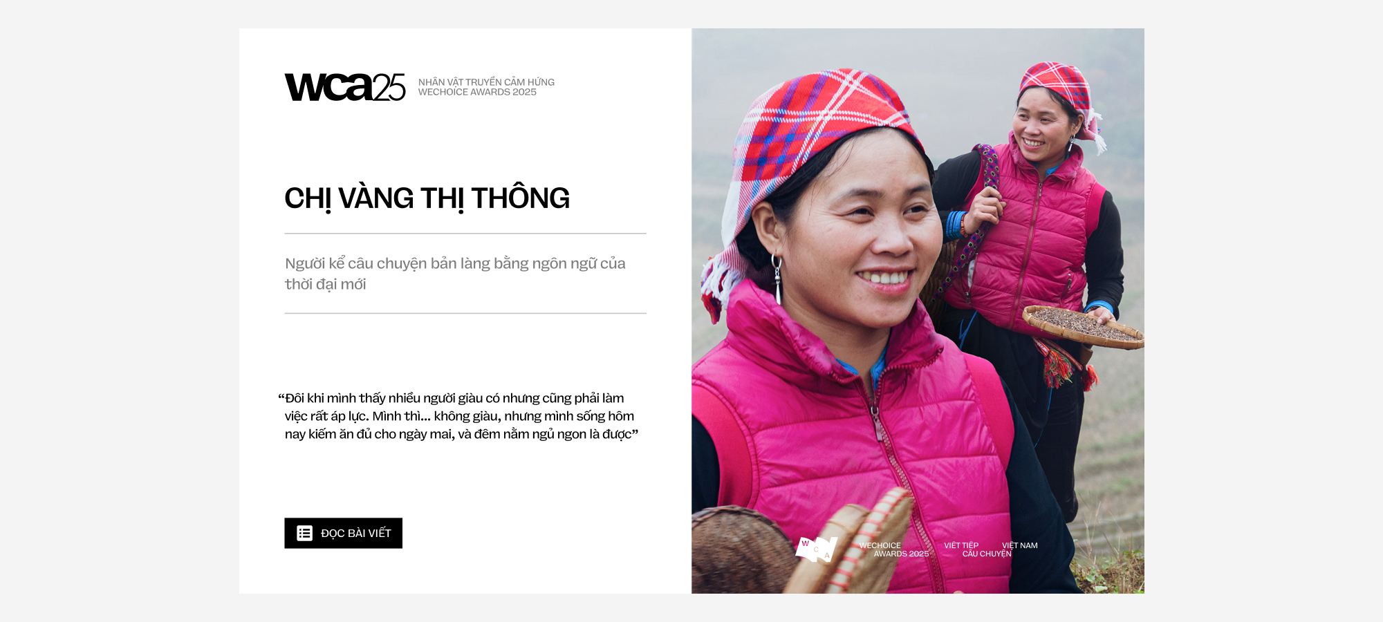 21 đề cử Nh&acirc;n vật Truyền cảm hứng của WeChoice Awards 2025: Những người đang viết tiếp Việt Nam bằng c&acirc;u chuyện của m&igrave;nh- Ảnh 8.