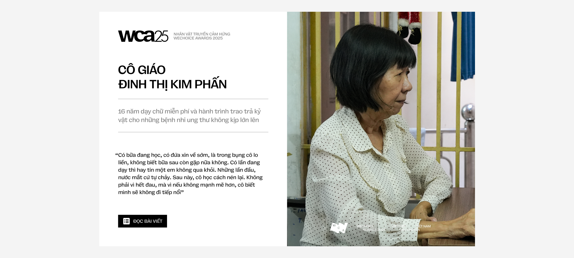 21 đề cử Nh&acirc;n vật Truyền cảm hứng của WeChoice Awards 2025: Những người đang viết tiếp Việt Nam bằng c&acirc;u chuyện của m&igrave;nh- Ảnh 10.