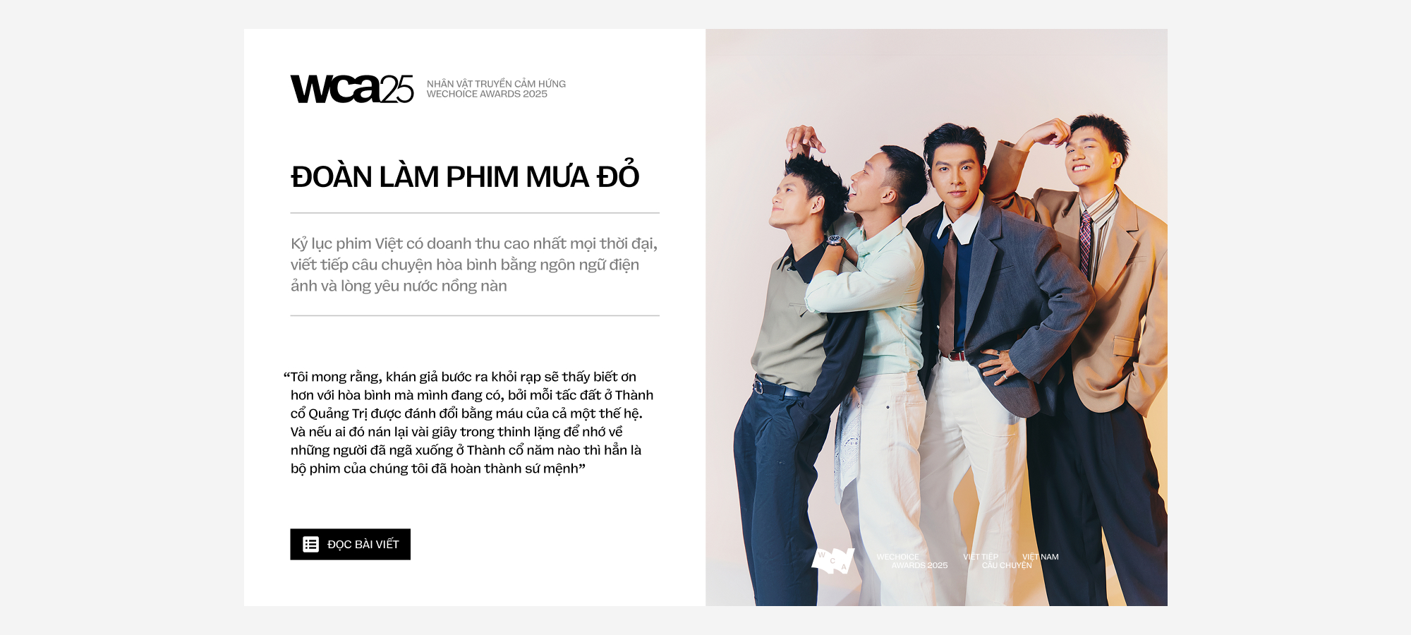 21 đề cử Nh&acirc;n vật Truyền cảm hứng của WeChoice Awards 2025: Những người đang viết tiếp Việt Nam bằng c&acirc;u chuyện của m&igrave;nh- Ảnh 12.