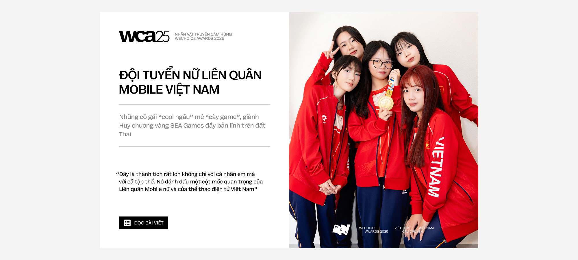 21 đề cử Nh&acirc;n vật Truyền cảm hứng của WeChoice Awards 2025: Những người đang viết tiếp Việt Nam bằng c&acirc;u chuyện của m&igrave;nh- Ảnh 15.