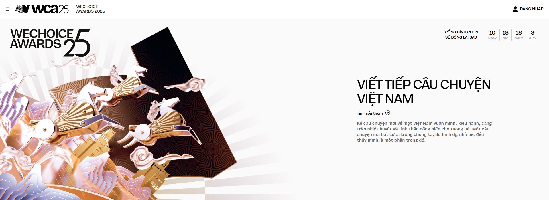 To&agrave;n bộ th&ocirc;ng tin v&agrave; hướng dẫn b&igrave;nh chọn chi tiết tại WeChoice Awards 2025- Ảnh 1.