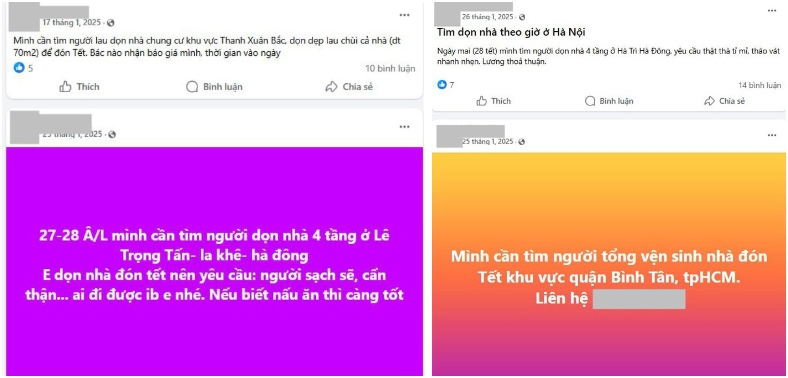 Gi&uacute;p việc nh&agrave;, nấu ăn, rửa b&aacute;t trong Tết đang được "săn đ&oacute;n" như VIP ở TP.HCM v&agrave; H&agrave; Nội - Ảnh 3.