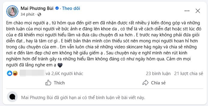 "Tr&ugrave;m affiliate" Mai Phương B&ugrave;i bị tố quảng c&aacute;o lố, "ti&ecirc;m tế b&agrave;o gốc nhưng n&oacute;i da đẹp nhờ uống nghệ v&agrave; sữa ong ch&uacute;a"- Ảnh 5.