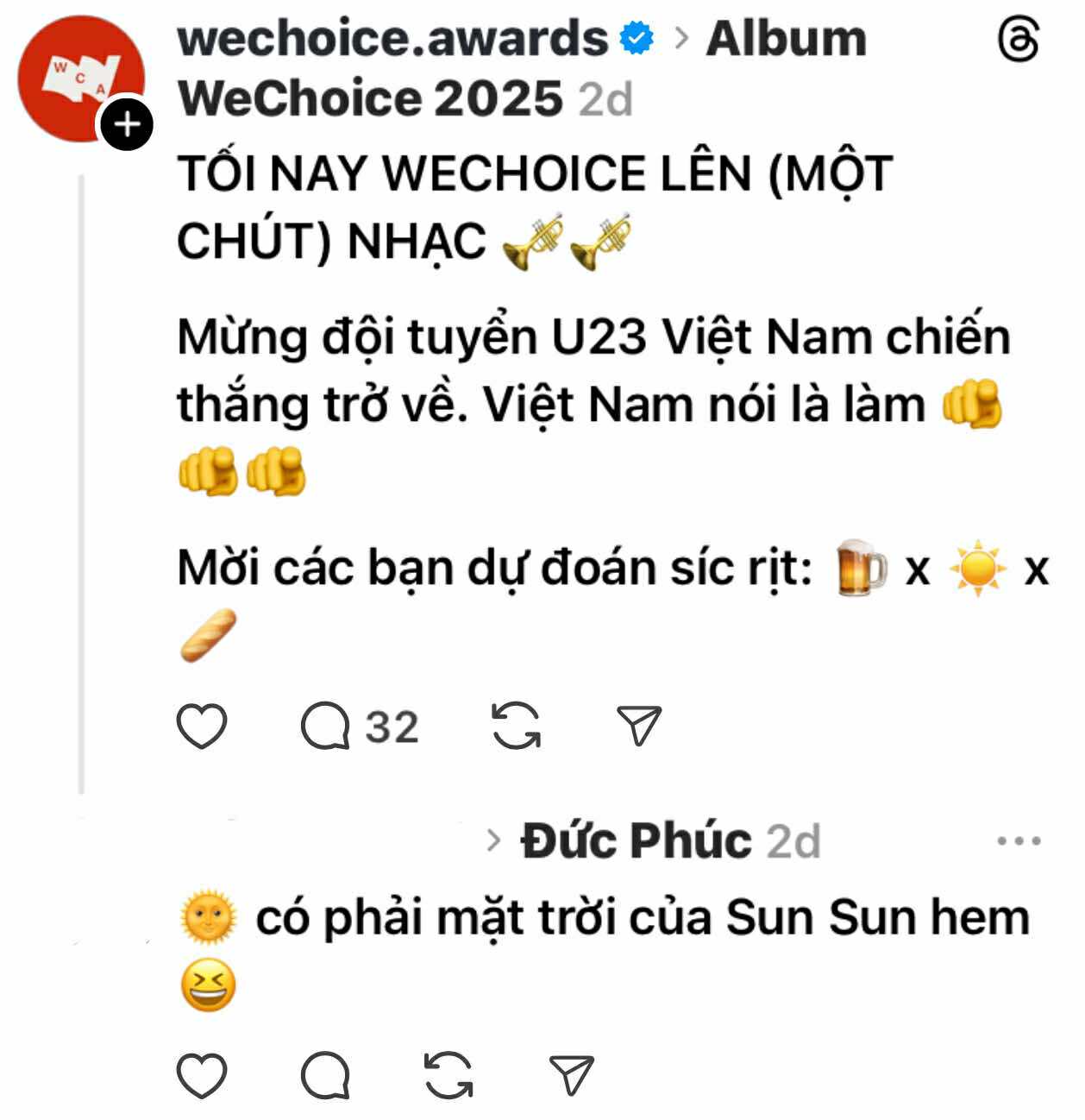 H&eacute; lộ tracklist album WeChoice Awards 2025: Loạt tổ hợp đỉnh cao, d&acirc;n mạng thay nhau &ldquo;manifest&rdquo;- Ảnh 10.