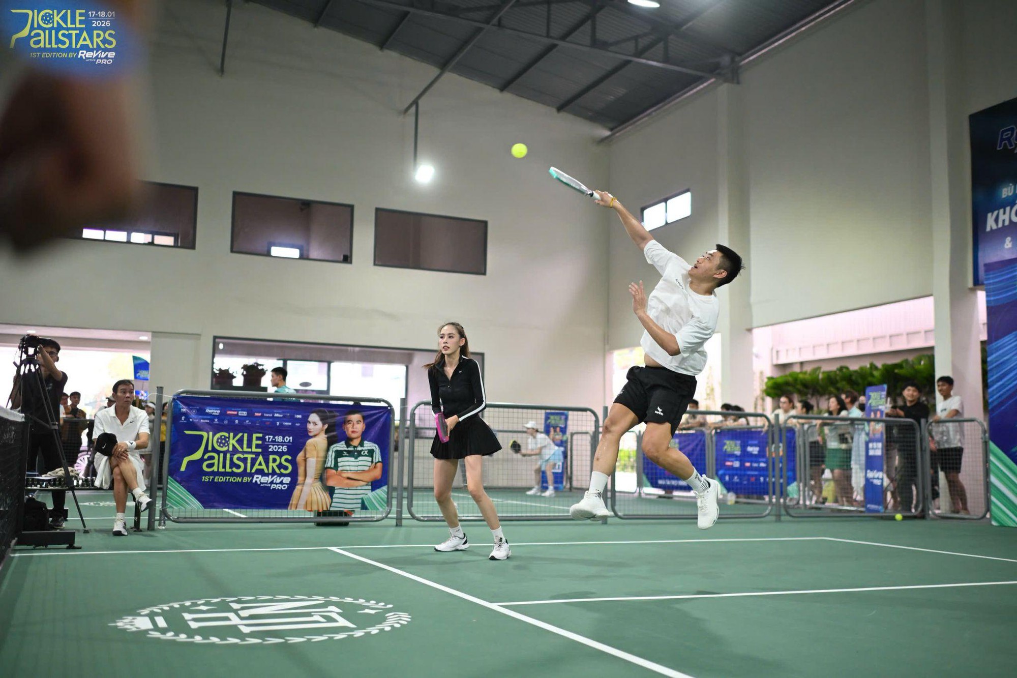 &ldquo;C&aacute;c b&oacute;ng hồng&rdquo; tỏa s&aacute;ng tại Pickle Allstars: Khi sắc đẹp bước v&agrave;o s&acirc;n đấu pickleball- Ảnh 3.