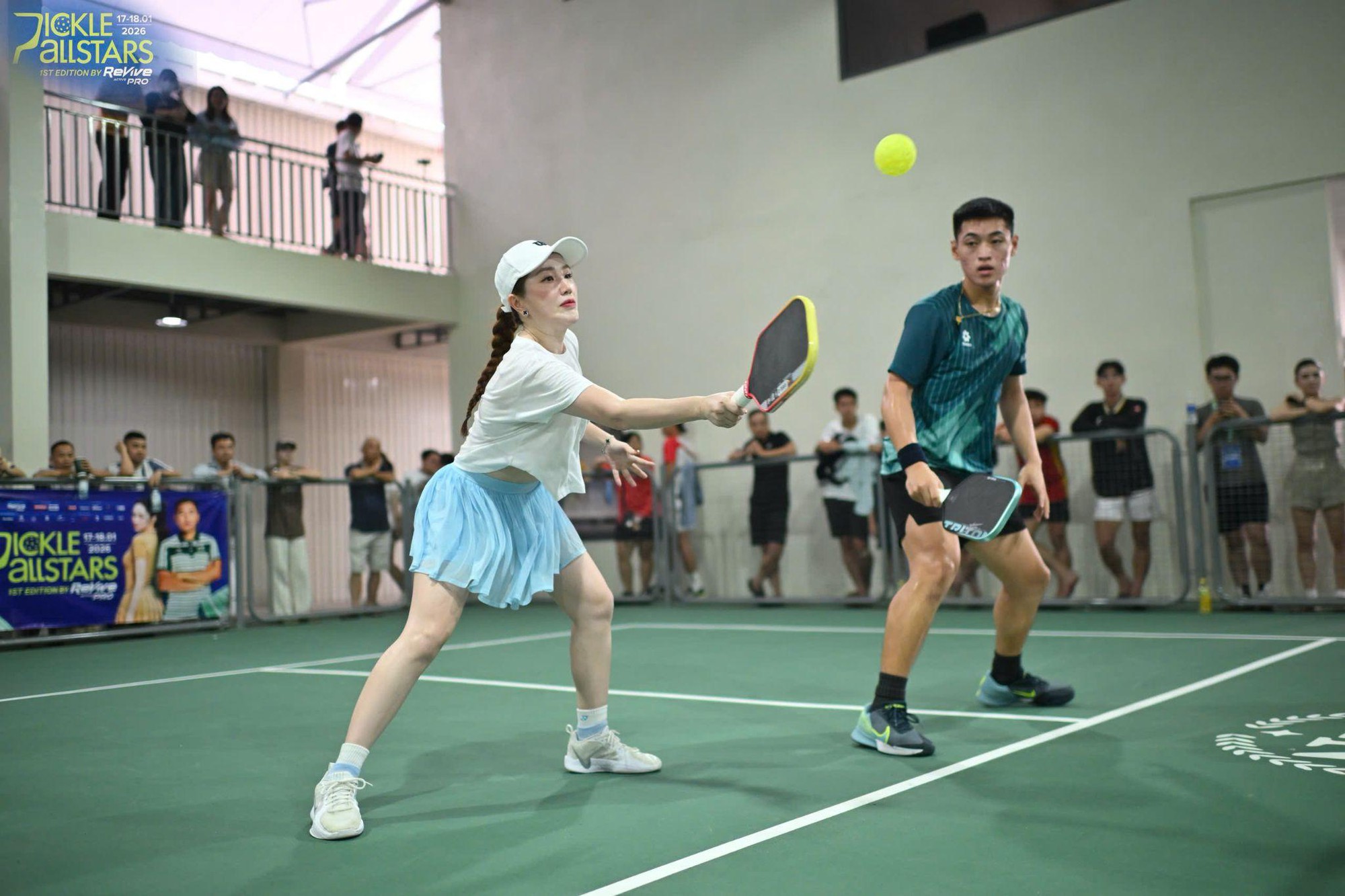 &ldquo;C&aacute;c b&oacute;ng hồng&rdquo; tỏa s&aacute;ng tại Pickle Allstars: Khi sắc đẹp bước v&agrave;o s&acirc;n đấu pickleball- Ảnh 7.