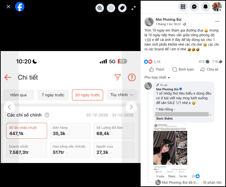 Mai Phương B&ugrave;i l&agrave; ai? B&aacute;n g&igrave; m&agrave; doanh số affiliate l&ecirc;n đến 16,5 tỷ đồng/th&aacute;ng?- Ảnh 3.