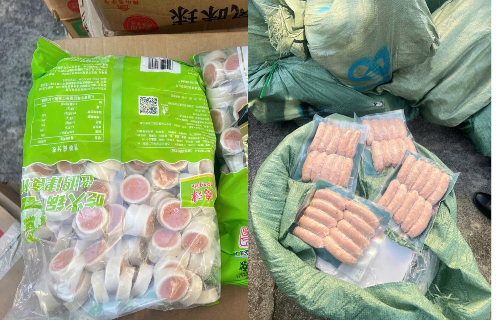 Bắt “ông trùm” chuyên thu mua thực phẩm đóng gói trôi nổi ở Quảng Ninh: 3.790 kg xúc xích, chả mực, tôm hùm, ốc đỏ chờ tuồn ra thị trường Tết- Ảnh 2. Bắt “ông trùm” chuyên thu mua thực phẩm đóng gói trôi nổi ở Quảng Ninh: 3.790 kg xúc xích, chả mực, tôm hùm, ốc đỏ chờ tuồn ra thị trường Tết- Ảnh 2.