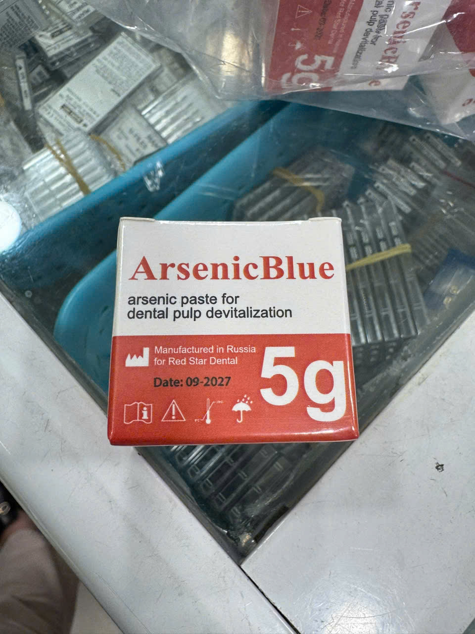 R&ugrave;ng m&igrave;nh đường d&acirc;y "h&ocirc; biến" thạch t&iacute;n g&acirc;y ung thư th&agrave;nh thuốc diệt tủy răng ở TP.HCM, đ&atilde; b&aacute;n hơn 3.000 sản phẩm cho loạt cơ sở nha khoa- Ảnh 2.