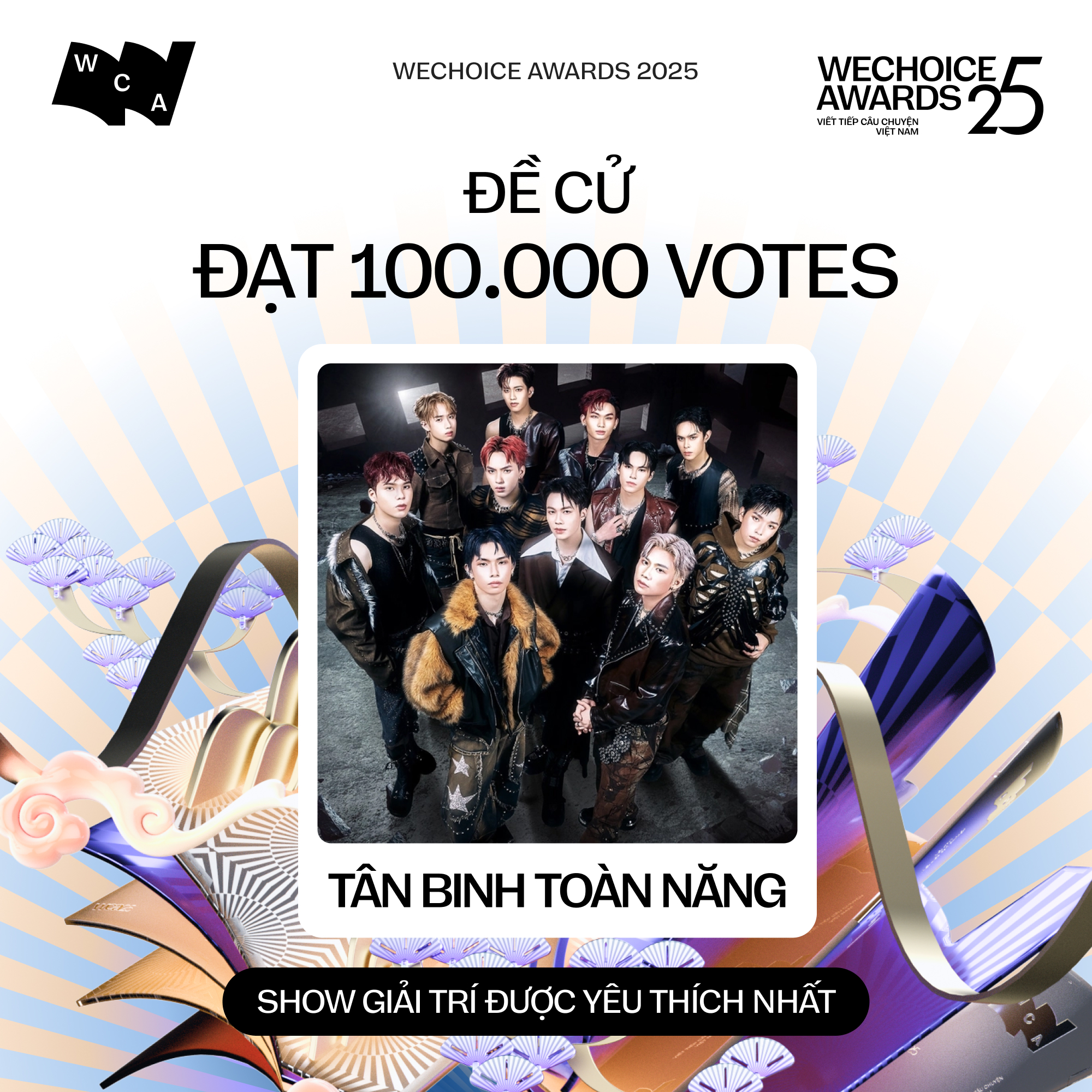 "Câu lạc bộ 100.000 vote" ở WeChoice chính thức kết nạp thêm 2 thành viên: Cuộc đua hôm nay quá "nóng" rồi!- Ảnh 4. "Câu lạc bộ 100.000 vote" ở WeChoice chính thức kết nạp thêm 2 thành viên: Cuộc đua hôm nay quá "nóng" rồi!- Ảnh 4.