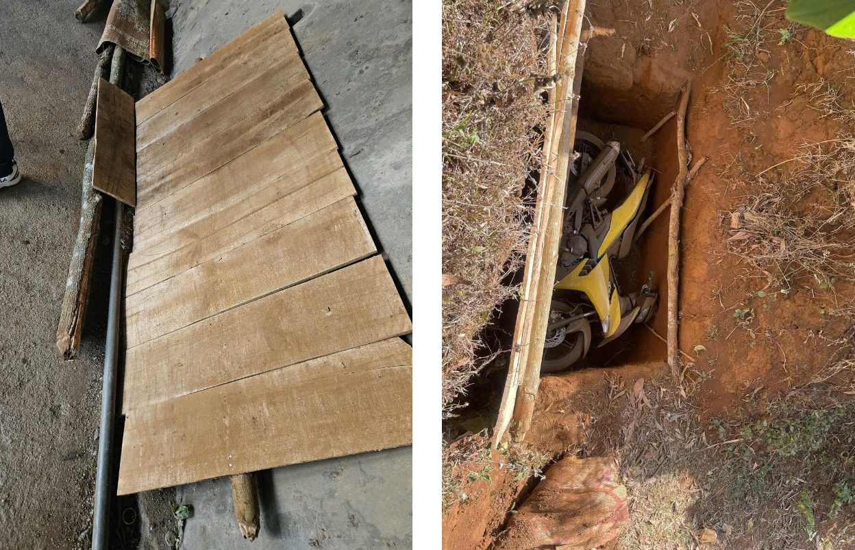 Truy t&igrave;m nguồn gốc v&aacute;n gỗ trong vụ cướp ng&acirc;n h&agrave;ng ở Gia Lai- Ảnh 1.