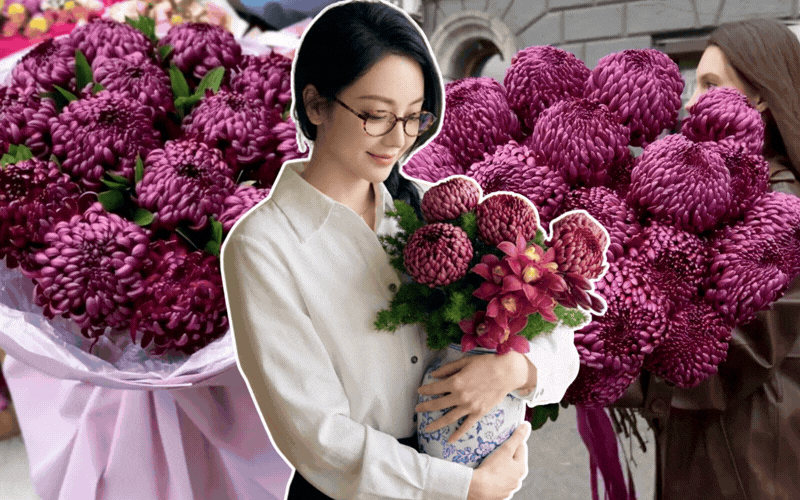 Kh&ocirc;ng phải mẫu đơn, cũng chẳng phải c&uacute;c thường: Lo&agrave;i hoa lạ đang khiến chị em l&ugrave;ng sục để "đổi gi&oacute;" b&agrave;n tr&agrave; ng&agrave;y Tết- Ảnh 1.