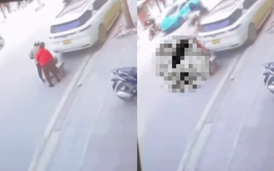 Kinh h&atilde;i cảnh tượng &ocirc; t&ocirc; đi l&ugrave;i tr&ecirc;n phố Kh&acirc;m Thi&ecirc;n khiến hai người thương vong- Ảnh 1.