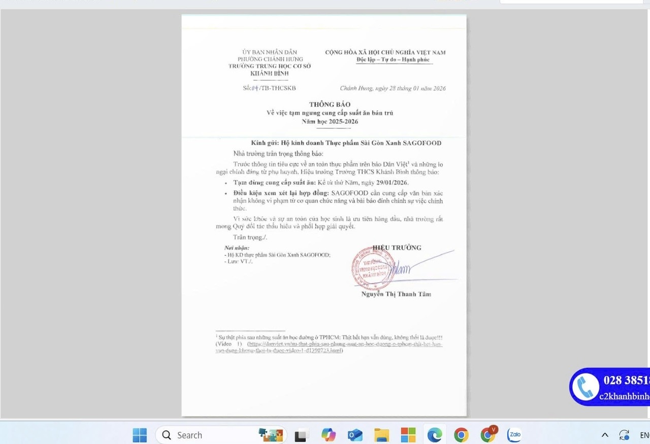 Thêm loạt trường ở TPHCM dừng bữa ăn bán trú trước nghi vấn thực phẩm không an toàn- Ảnh 1. Thêm loạt trường ở TPHCM dừng bữa ăn bán trú trước nghi vấn thực phẩm không an toàn- Ảnh 1.