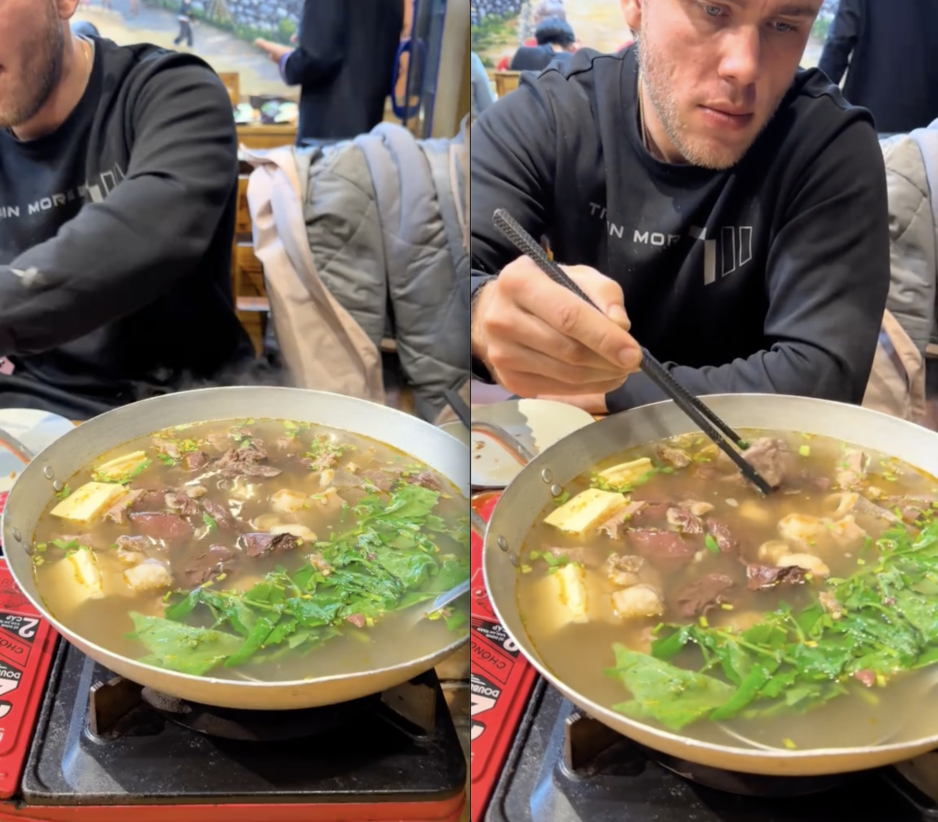 Kh&aacute;ch T&acirc;y liều lĩnh thử ăn m&oacute;n độc lạ Việt Nam, trong khi nhiều người Việt chưa chắc đ&atilde; d&aacute;m- Ảnh 1.