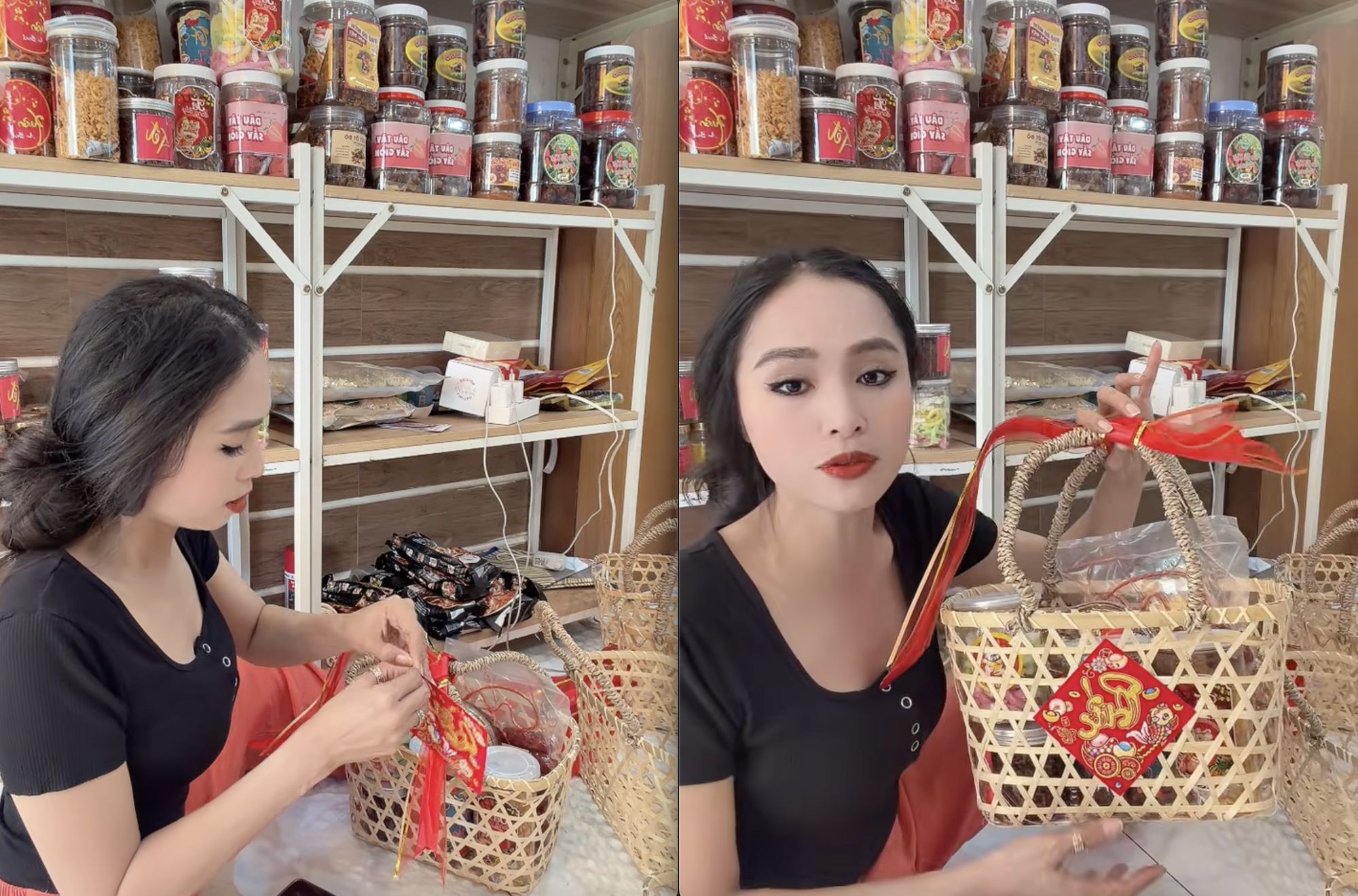 Drama qu&agrave; Tết 2026 tới: Hồng Loan b&aacute;n 549k khẳng định h&agrave;ng c&ocirc;ng ty, B&iacute;ch Tr&acirc;m b&aacute;n 500k vẫn kh&ocirc;ng qu&ecirc;n c&agrave; khịa- Ảnh 8.