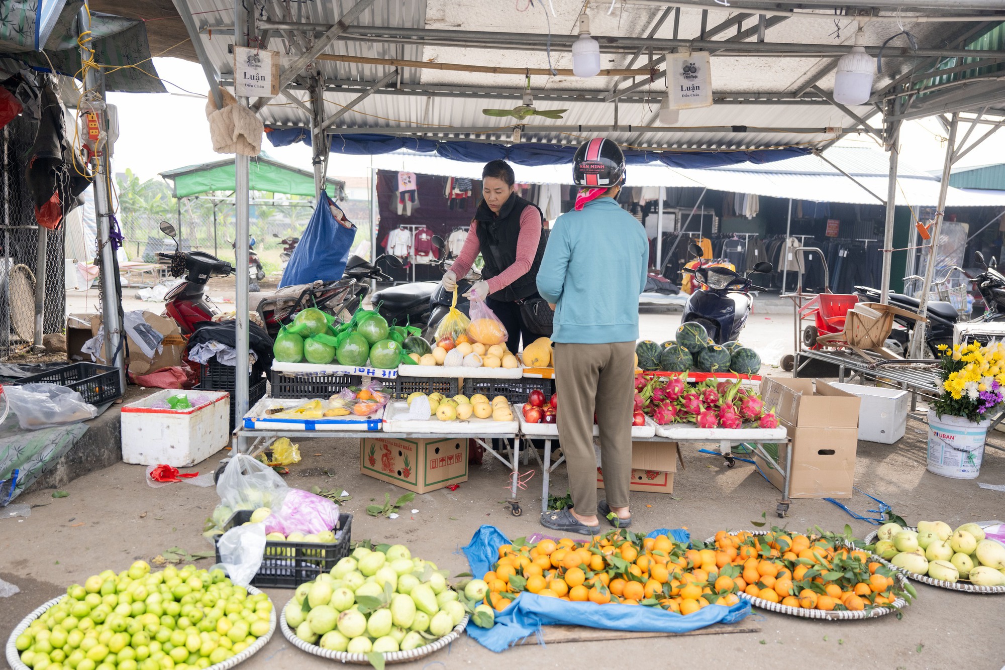 Về Nghệ An gh&eacute; sạp quả của mẹ Cao Văn B&igrave;nh: Hotboy vạn người m&ecirc; vẫn ra chợ b&ecirc; h&agrave;ng, rửa b&aacute;t cho mẹ- Ảnh 2.