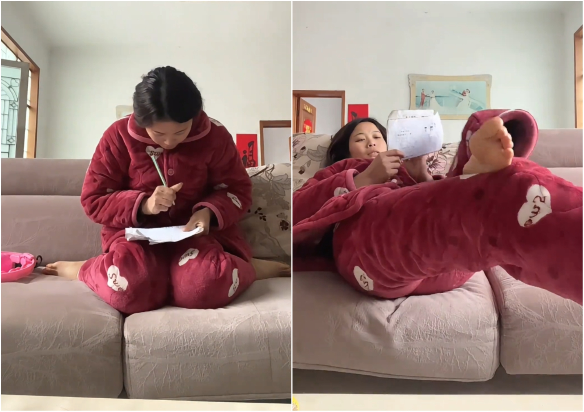 B&agrave; mẹ diễn lại cảnh con trai tiểu học l&agrave;m b&agrave;i tập: 1 ph&uacute;t 100 động t&aacute;c, Oscar kh&ocirc;ng c&oacute; chị, tụi tui kh&ocirc;ng coi!- Ảnh 5.