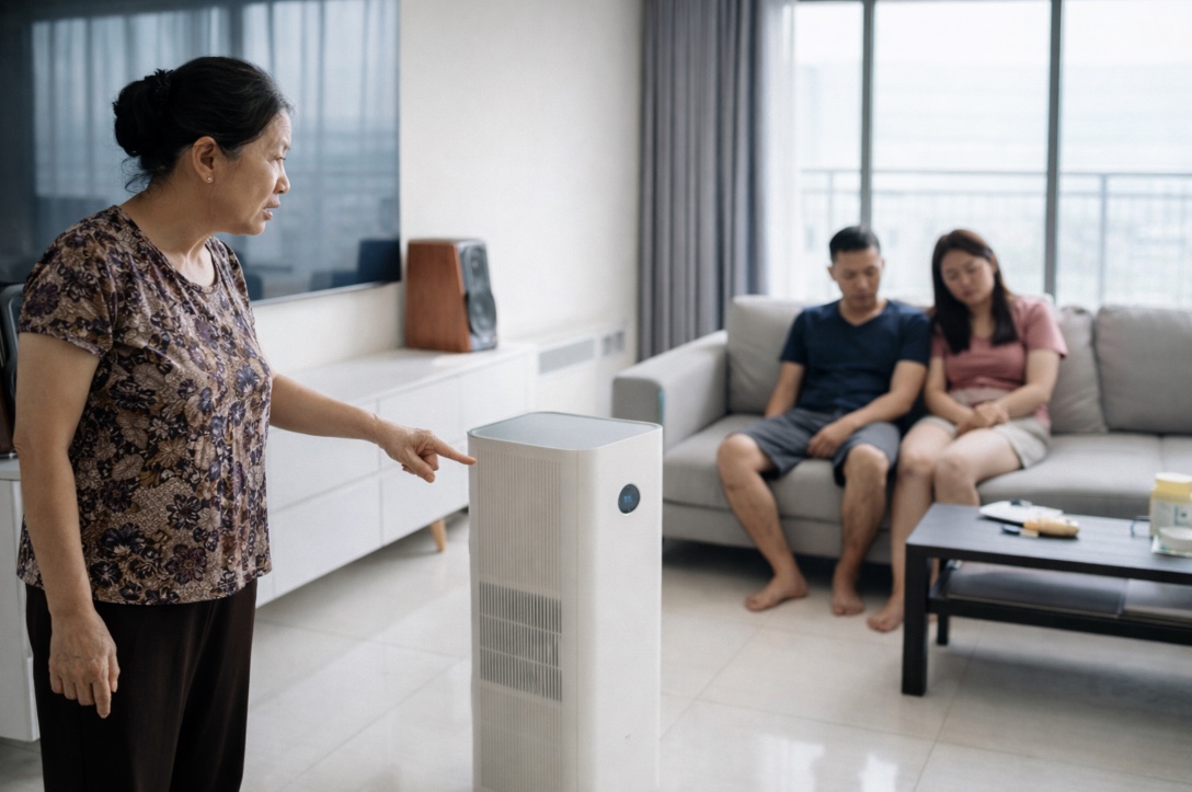 Mẹ chồng c&agrave;m r&agrave;m v&igrave; vợ chồng t&ocirc;i mua m&aacute;y n&agrave;y tận 10 triệu, nhưng qua mấy ng&agrave;y &ocirc; nhiễm cực độ b&agrave; lại im bặt- Ảnh 1.