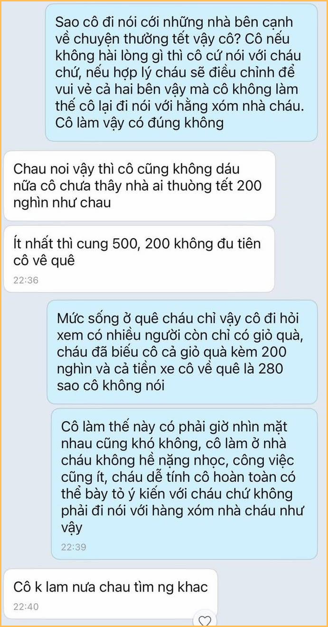 Cứ gần Tết l&agrave; thấy bất an: Sợ trả lương thưởng Tết xong gi&uacute;p việc &ldquo;bỏ m&igrave;nh lu&ocirc;n&rdquo;!- Ảnh 2.