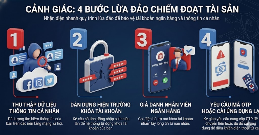 C&ocirc;ng an cảnh b&aacute;o chi&ecirc;u lừa đảo mới cực kỳ tinh vi: Tất cả người d&acirc;n c&oacute; t&agrave;i khoản ng&acirc;n h&agrave;ng hết sức lưu &yacute;- Ảnh 1.
