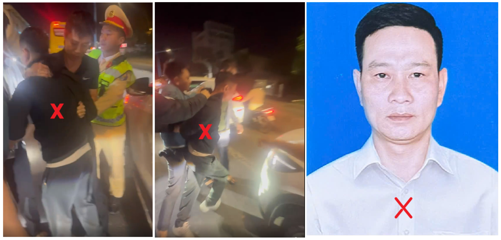 Cảnh s&aacute;t h&igrave;nh sự chặn tr&ecirc;n quốc lộ, bắt giữ L&ecirc; Quang Huy khi đang bỏ trốn- Ảnh 1.