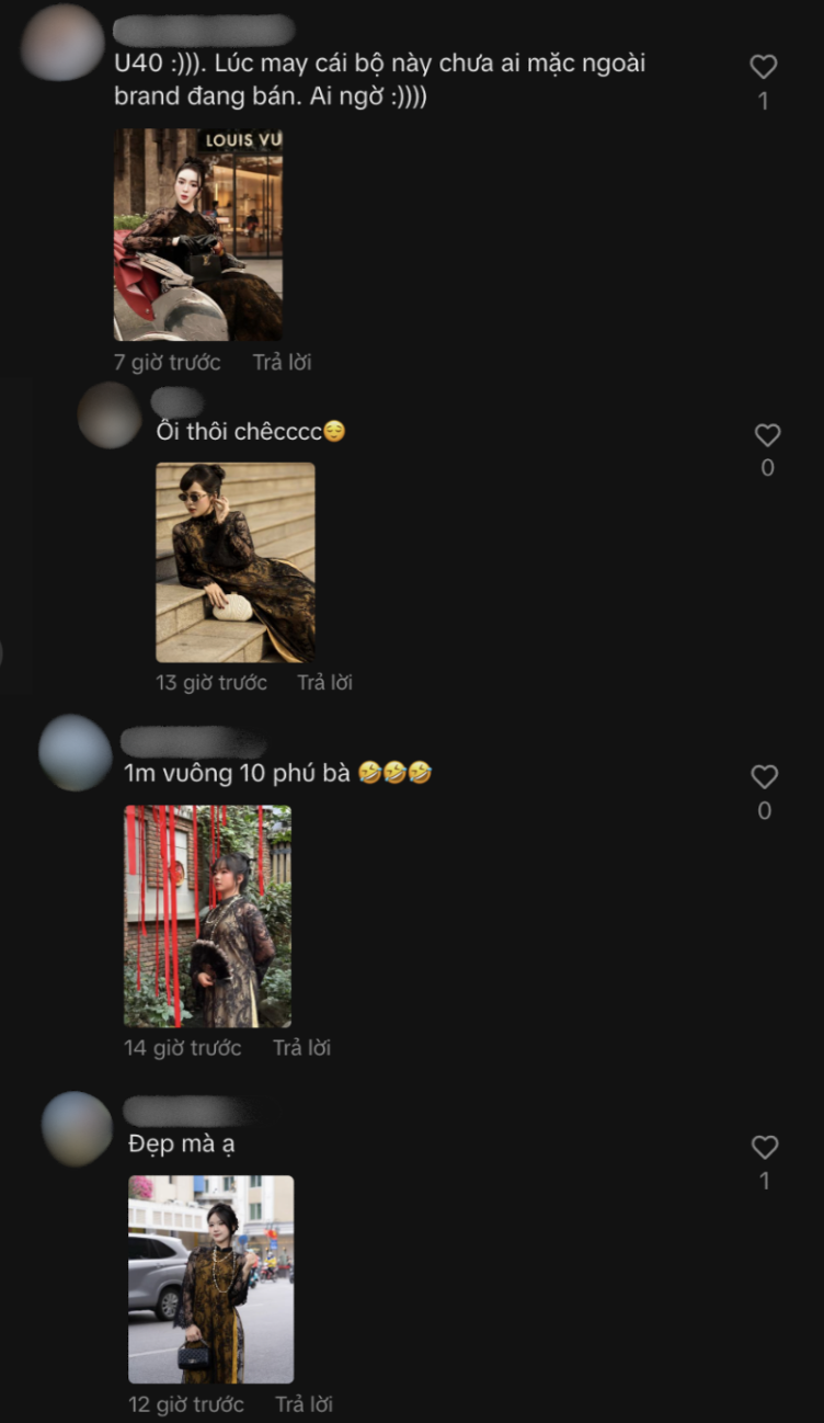 Hài: 1 mét vuông 10 nàng hoá phú bà áo dài ren, đụng hàng khiếp thế này mà vẫn đu trend mạnh- Ảnh 7. Hài: 1 mét vuông 10 nàng hoá phú bà áo dài ren, đụng hàng khiếp thế này mà vẫn đu trend mạnh- Ảnh 7.