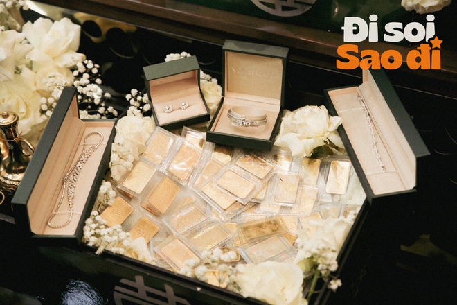 Sao Việt nhận 88 c&acirc;y v&agrave;ng s&iacute;nh lễ trong ng&agrave;y cưới: Điều ẩn &yacute; đằng sau vẫn chưa sốc bằng tiền l&atilde;i sau 4 năm- Ảnh 1.