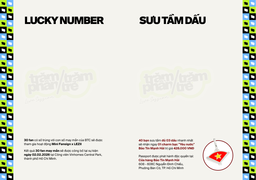 Thu thập dấu mộc cho cuốn hộ chiếu &ldquo;quyền năng&rdquo;: Bật m&iacute; c&aacute;ch nhận charm bạc gi&aacute; trị từ Bảo T&iacute;n Mạnh Hải ngay tại &ldquo;Trăm Phần Trăm Trẻ&rdquo; Live Session!- Ảnh 3.