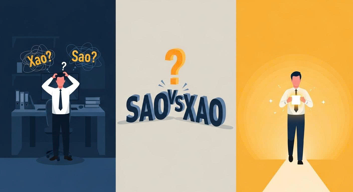 Đại chiến "Cảnh s&aacute;t ch&iacute;nh tả": "Xao nh&atilde;ng" hay "Sao nh&atilde;ng" mới chuẩn? C&acirc;u trả lời khiến CĐM... ng&atilde; ngửa!- Ảnh 2.