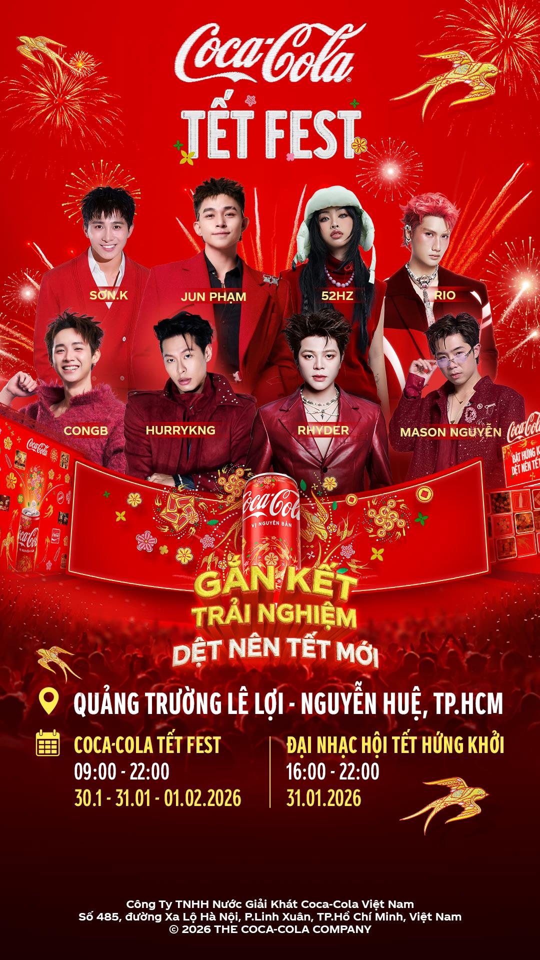 Ph&aacute; đảo Coca-Cola Tết Fest 2026: Điểm check in ch&aacute;y bậc nhất cuối tuần n&agrave;y ở TP.HCM c&oacute; g&igrave; m&agrave; GenZ rần rần?- Ảnh 3.