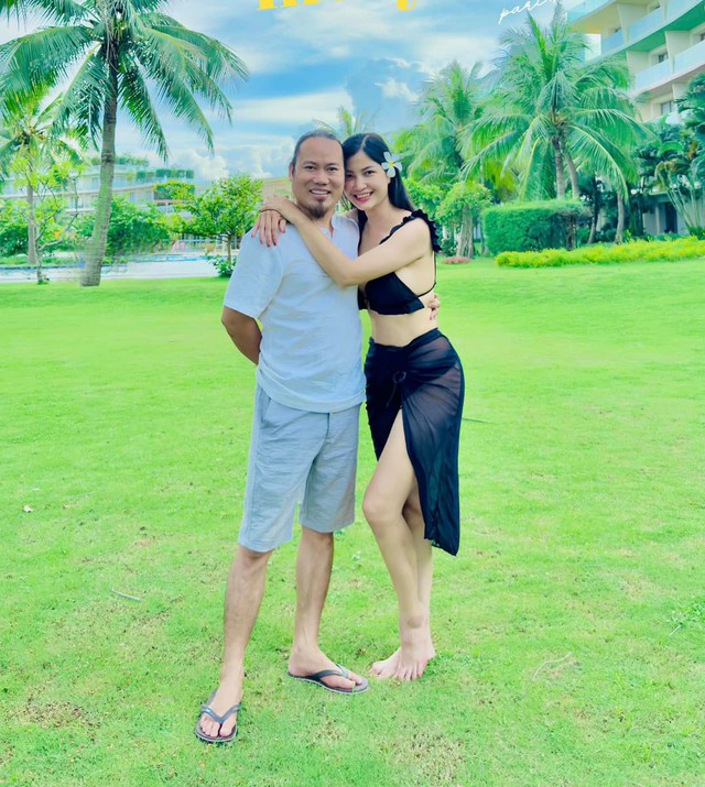 Nhan sắc vợ ch&acirc;n d&agrave;i sinh 5 con cho nam nghệ sĩ đ&igrave;nh đ&aacute;m sở hữu biệt phủ d&aacute;t v&agrave;ng ở H&agrave; Nội- Ảnh 3.