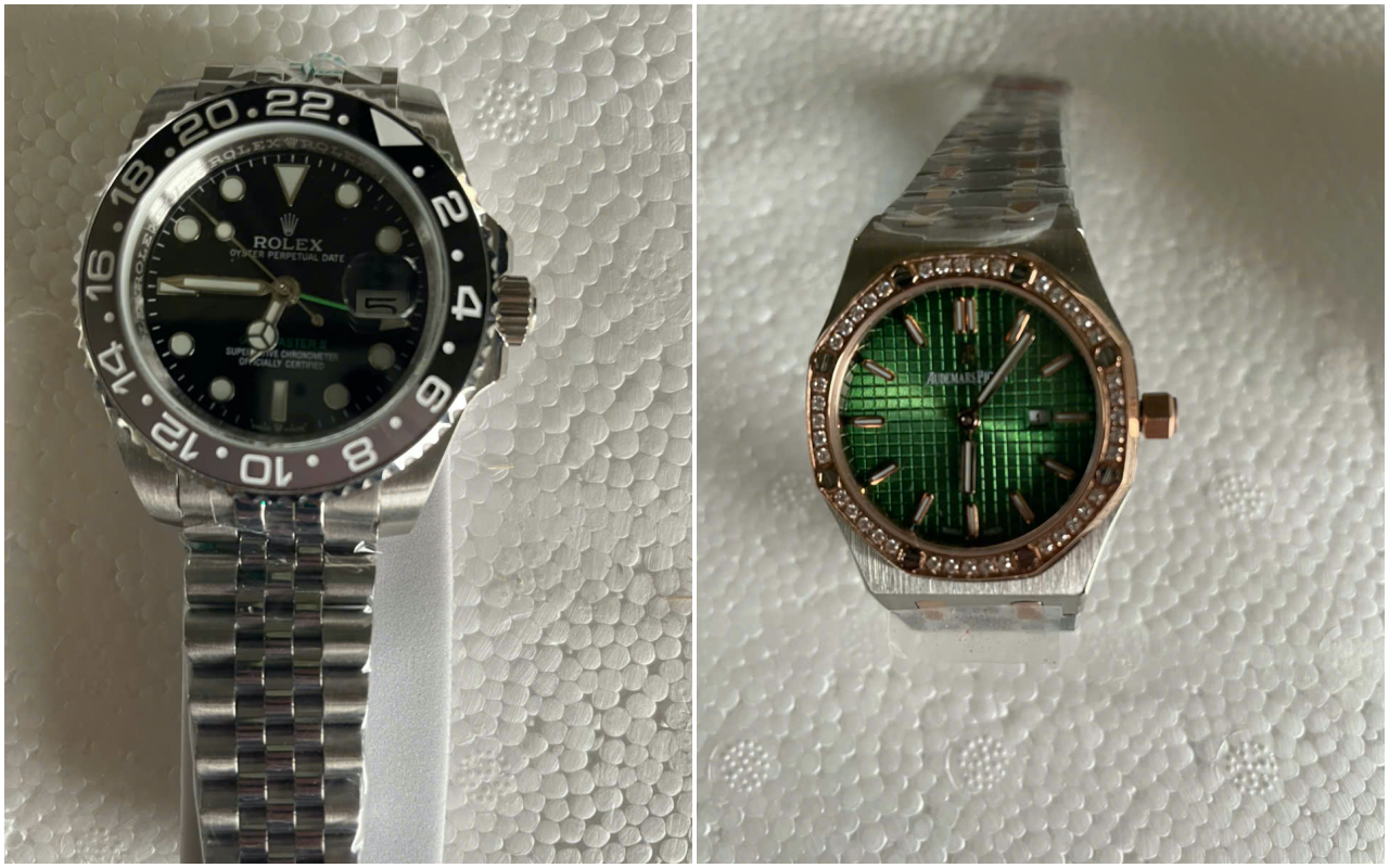 Phát hiện lô đồng hồ "nhái" thương hiệu Patek Philippe, Rolex, Hublot- Ảnh 1. Phát hiện lô đồng hồ "nhái" thương hiệu Patek Philippe, Rolex, Hublot- Ảnh 1.