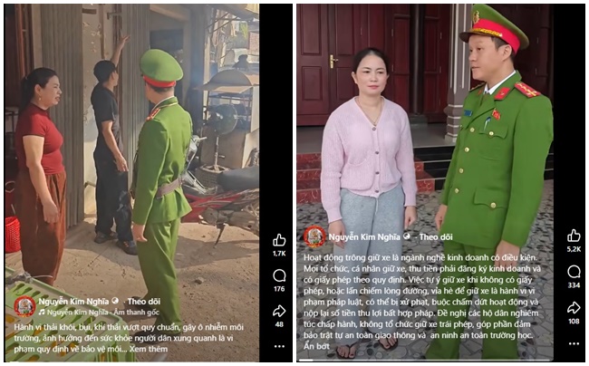 Danh tính Đại úy Công an sở hữu hàng loạt clip tuyên truyền pháp luật "gây bão" trên Facebook cá nhân- Ảnh 1. Danh tính Đại úy Công an sở hữu hàng loạt clip tuyên truyền pháp luật "gây bão" trên Facebook cá nhân- Ảnh 1.