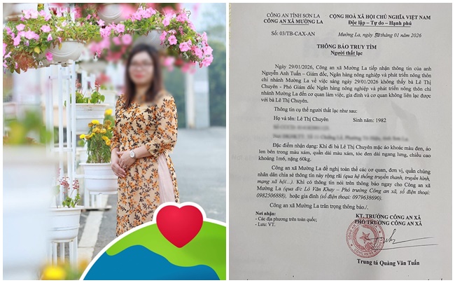 Xôn xao thông báo tìm nữ phó giám đốc ngân hàng mất liên lạc 2 ngày qua- Ảnh 1. Xôn xao thông báo tìm nữ phó giám đốc ngân hàng mất liên lạc 2 ngày qua- Ảnh 1.