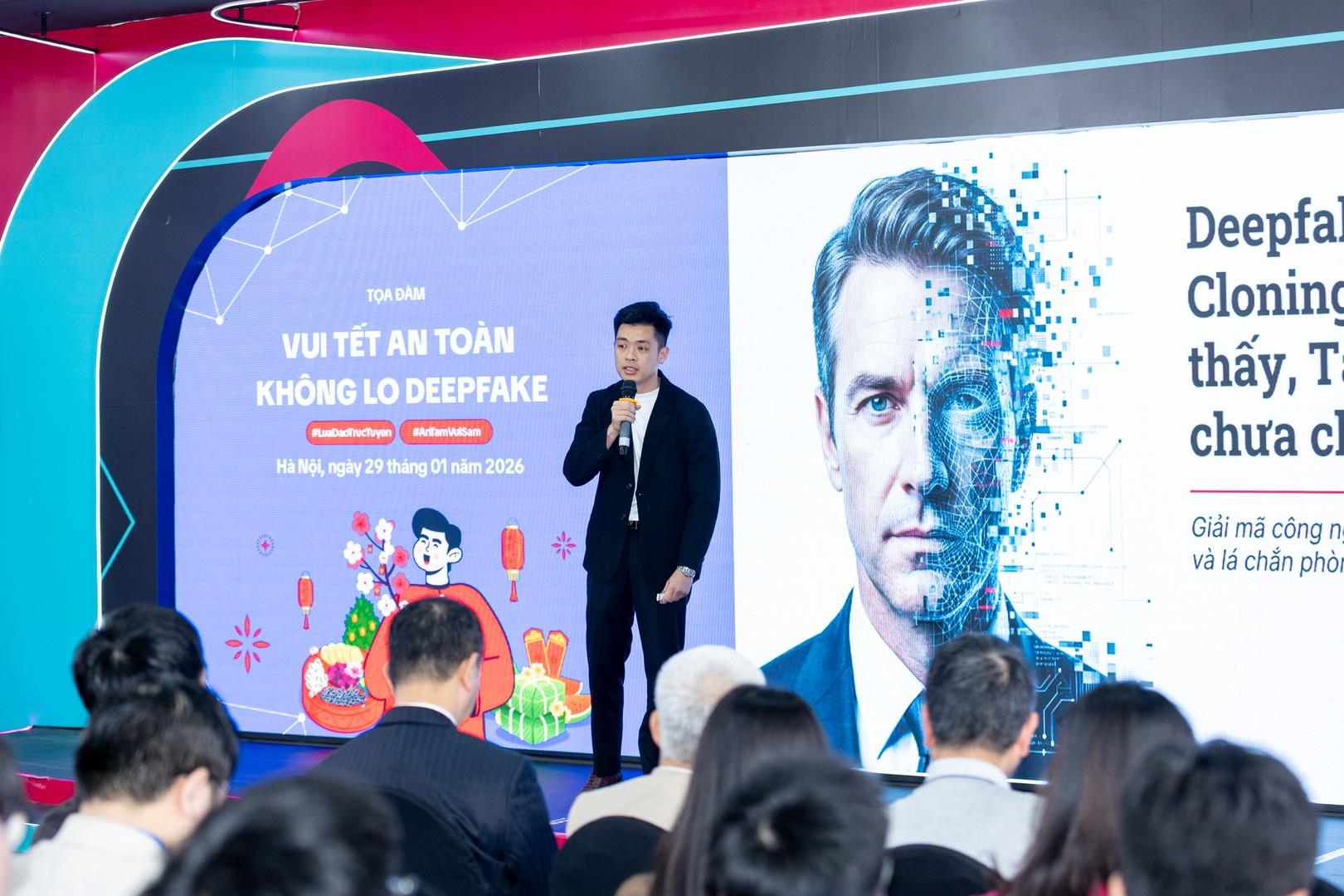 “Vui Tết an toàn - không lo Deepfake”: Chung tay đẩy lùi lừa đảo trực tuyến- Ảnh 3. “Vui Tết an toàn - không lo Deepfake”: Chung tay đẩy lùi lừa đảo trực tuyến- Ảnh 3.