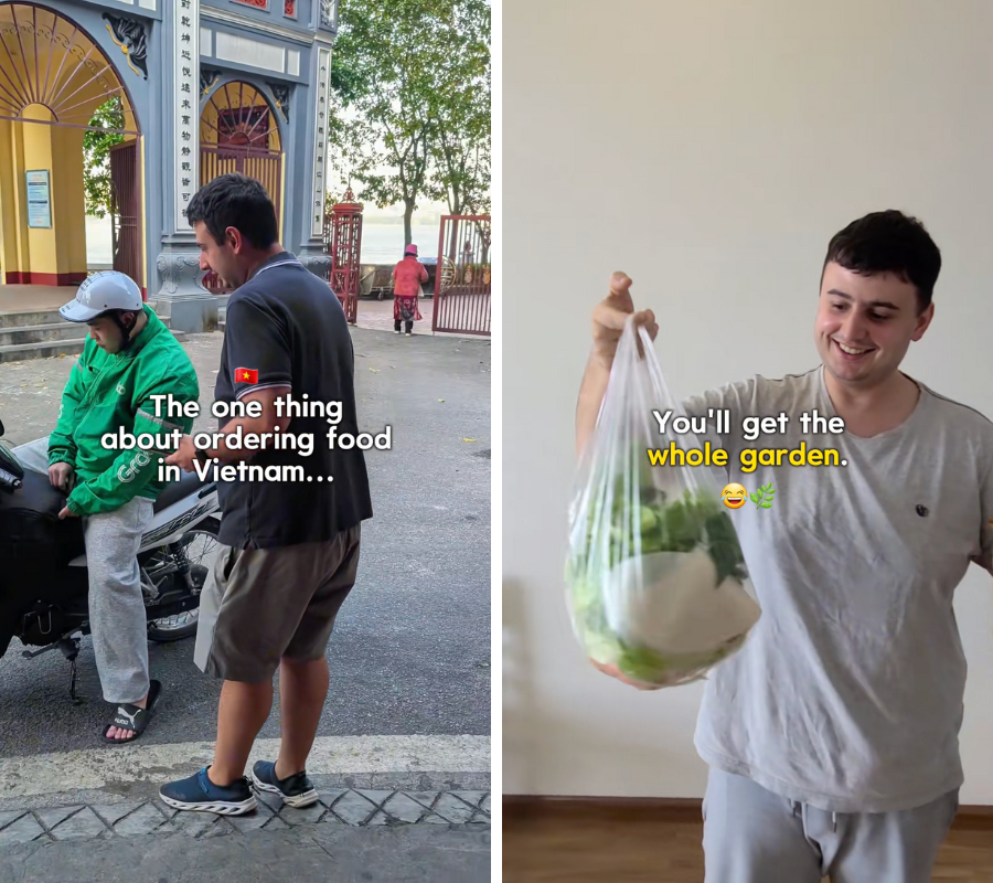 Kh&aacute;ch T&acirc;y gọi t&ocirc; b&uacute;n 35k ở Việt Nam được tặng k&egrave;m cả 1 khu vườn, rồi vỡ lẽ ra 1 ch&acirc;n l&yacute; chỉ c&oacute; ở người bản địa- Ảnh 1.