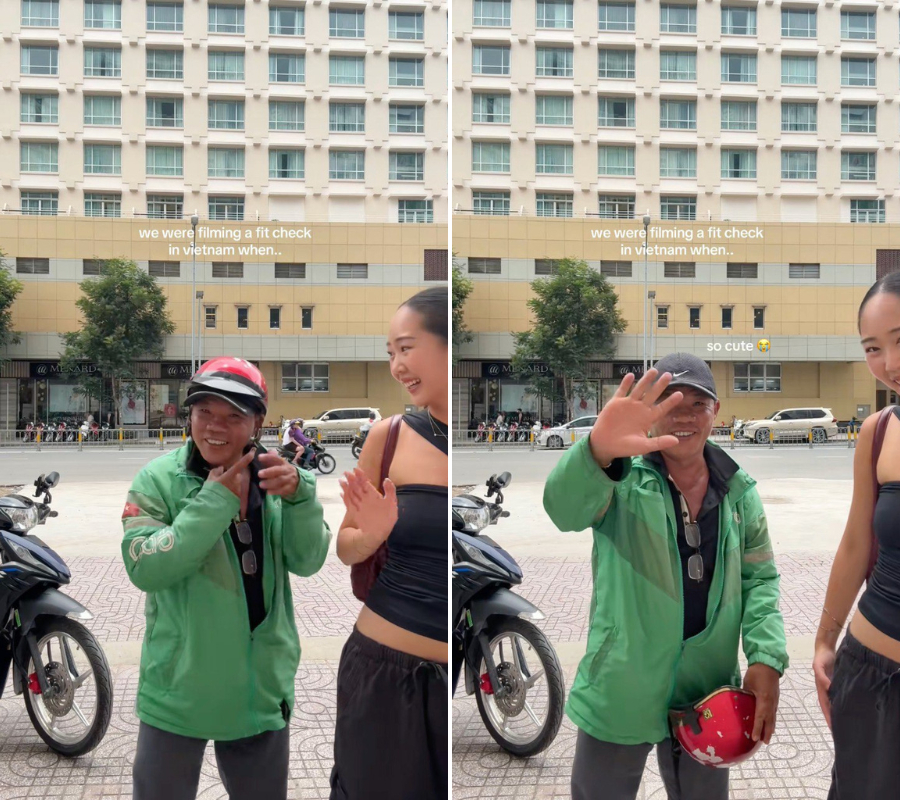 Kh&aacute;ch T&acirc;y l&agrave;m h&agrave;nh động lạ sau lưng t&agrave;i xế, sững sờ khẳng định Việt Nam qu&aacute; an to&agrave;n- Ảnh 2.