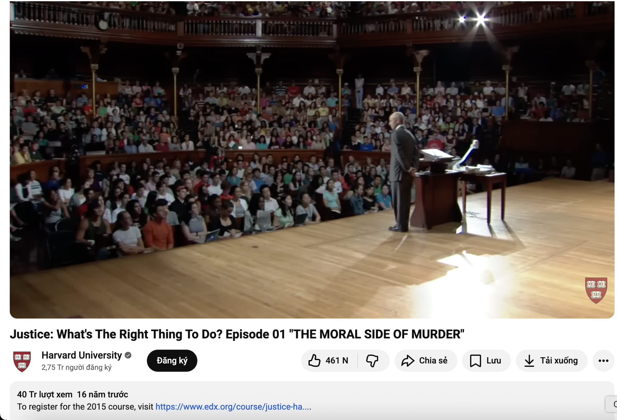 Lớp học "g&acirc;y nghiện" nhất Harvard: 40 triệu người nghe kh&ocirc;ng tua, l&ecirc;n s&oacute;ng truyền h&igrave;nh nhưng nhiều sinh vi&ecirc;n Việt lại&hellip; kh&ocirc;ng th&iacute;ch- Ảnh 4.